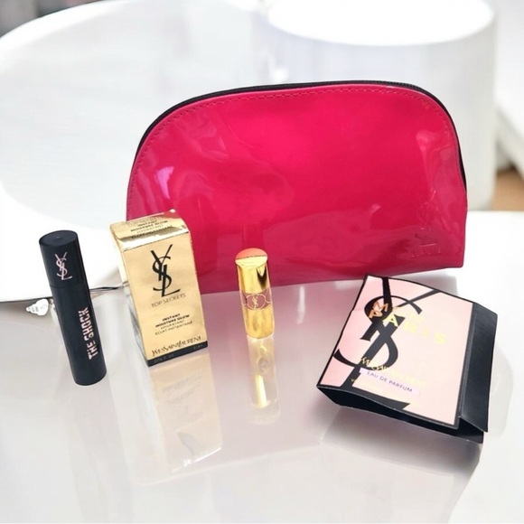 Yves Saint Laurent Handbags - YSL Cosmetic Bag w/ Makeup Set